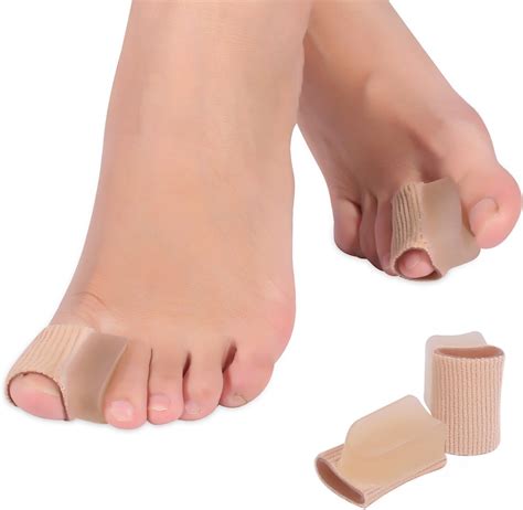 DOACT 4 Pcs Gel Corrector Del Dedo Gordo Del Juanete Big Toe