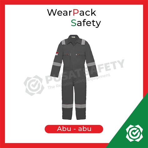 Jual Wearpack Safety Coverall Imj Full Cotton 3m Baju Seragam Kerja