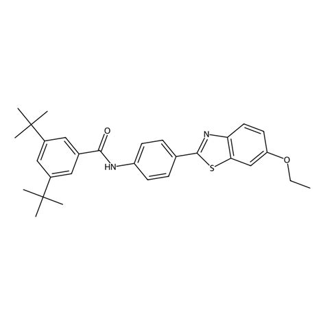 Buy 3 5 Ditert Butyl N 4 6 Ethoxy 1 3 Benzothiazol 2 Yl Phenyl Benzamide