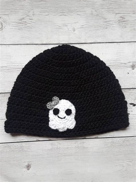 Halloween Ghost Beanie Ghost Hat Halloween Hat Halloween | Etsy ...