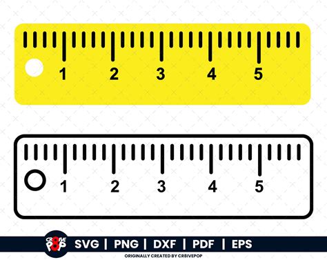 Ruler Svg Png Dxf Pdf Eps Clipart Ruler Cricut Get Access To Entire