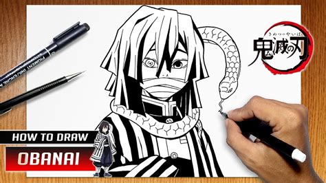 How To Draw Iguro Obanai From Kimetsu No Yaiba Hashira Training