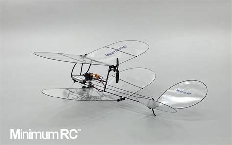 Shrimp V2 Ultra-light 3CH V-tail Indoor RC Aircraft Biplane