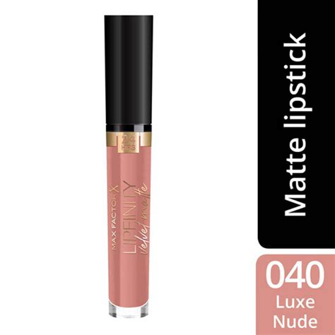 Buy Max Factor Lipfinity Velvet Matte Liquid Lipstick 040 Luxe Nude Online At Best Price In The