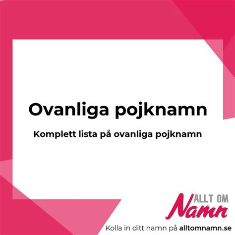 Ovanliga pojknamn på D Alla svenska pojknamn Allt om Namn Din