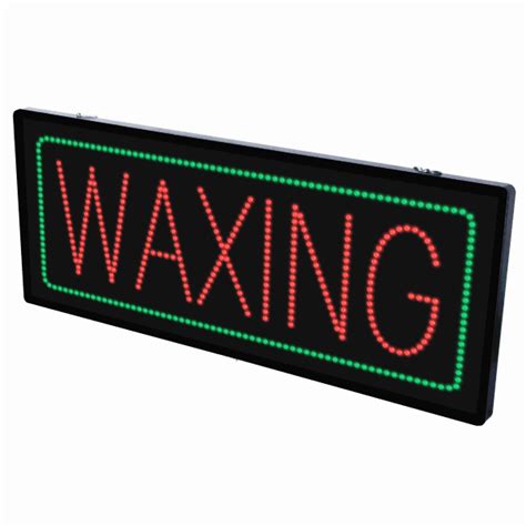 Berkeley Beauty Company Inc 2 In 1 Led Sign Waxing With Frame Led