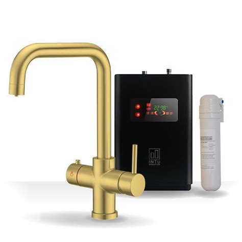 Intu Apex N Square Instant Hot Water Tap Gold With Tank And Filter Tap Only Artofit