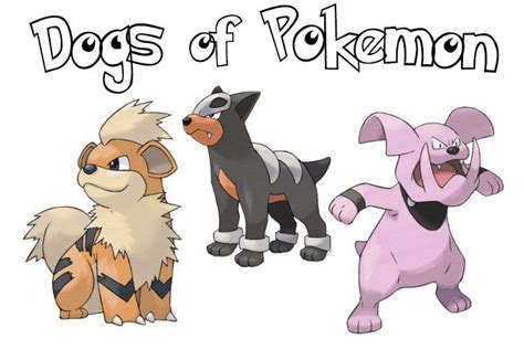 Dog Pokemon Name List