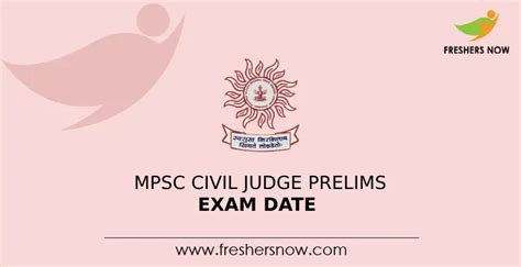 MPSC Civil Judge Prelims Exam Date 2023 Announced