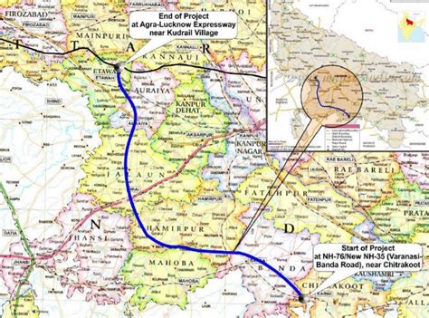 Bundelkhand Expressway Route Map Toll Cost Status Updates