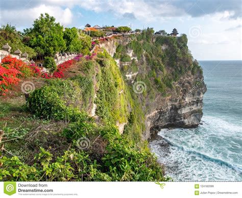 Pura Luhur Uluwatu Temple Bali Indonesia Paisaje Asombroso Imagen