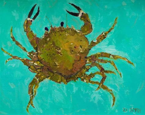 David Smith Rsw Common Shore Crab Ballater Gallery