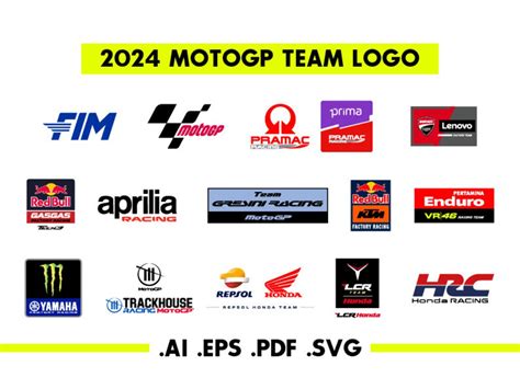 2024 Motogp Team Logo Vector Instant Digital Download Ai Eps Pdf Svg