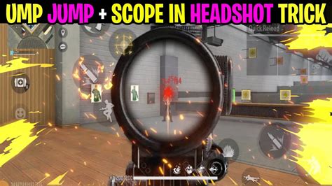 Ump Jump Scope In Headshot Trick Ump Only Red Number Tricks