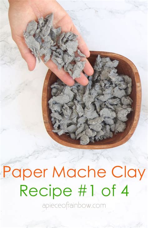 Easy Diy Paper Mache Clay Best Recipes A Piece Of Rainbow