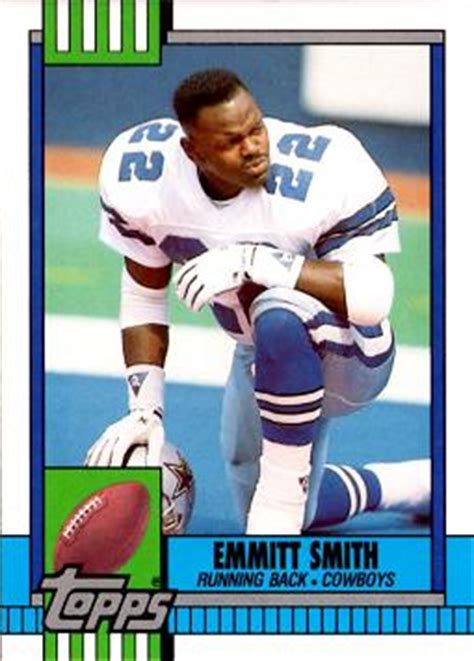 1990 Topps Traded Emmitt Smith Rookie Card