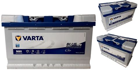 VARTA BLUE EFB 12V 80Ah 800A Super Akumulatory Kraków