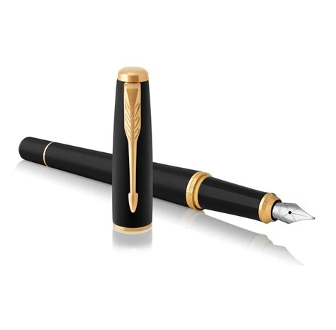 Parker Urban F Ller Muted Black Mit Goldzierteilen F Llfederhalter