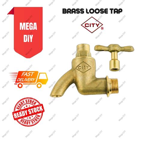 City Brass Loose Tap Water Tap Key Bidet Tap Kepala Paip Air Dengan