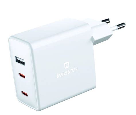 Swissten Gan X Usb C Usb W Power Delivery Balta Modelis