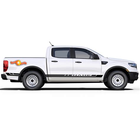 2019 2020 2021 Ford Ranger Decals RAPID Side Door Body Stripes Vinyl