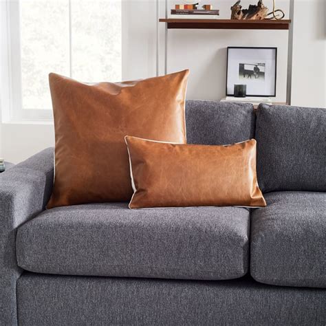 Leather Pillow Cover | West Elm