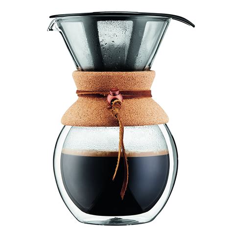 Pour Over Double Wall Coffee Maker Cork Walmart Walmart