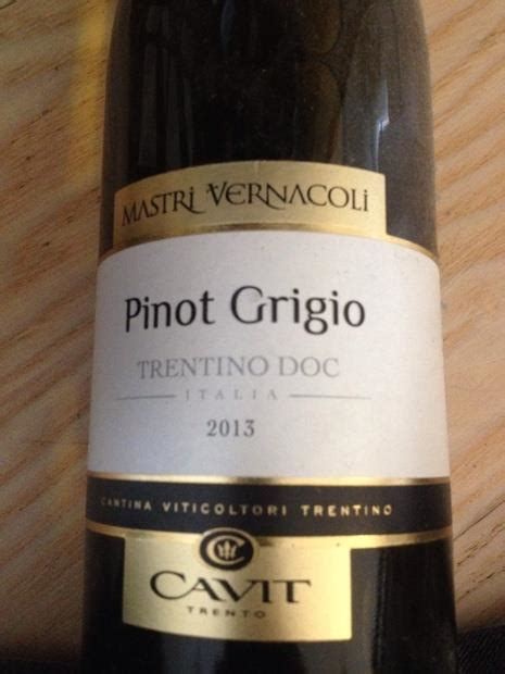 2009 Mastri Vernacoli Pinot Grigio, Italy, Trentino-Alto Adige ...