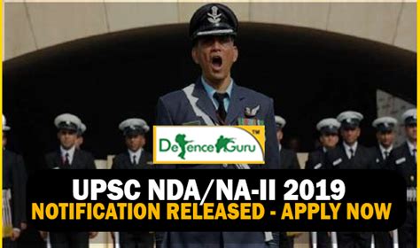 Upsc Nda Ii Exam Recruitment Notification Released