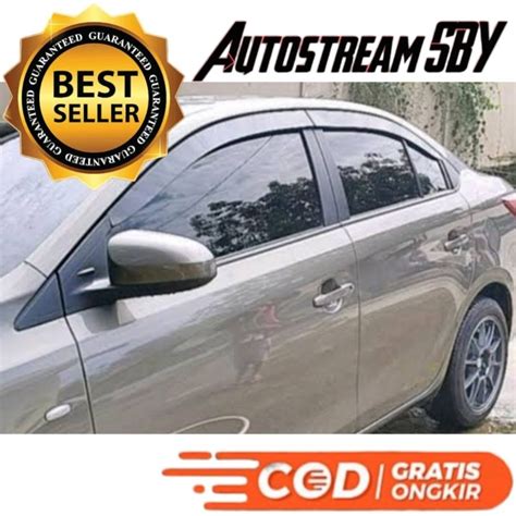 Jual Talang Air Pintu Mobil All New Vios 2019 2022 Model Slim 4 Pintu