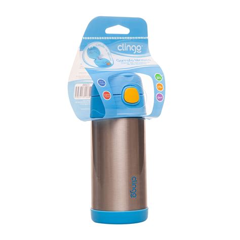 Garrafa Térmica Inox 270ml Azul Clingo Tutti Amore A melhor loja