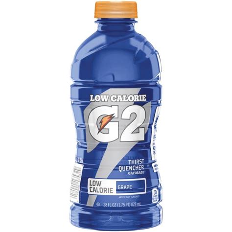 Gatorade G2 Thirst Quencher 28 Oz Grape Sports Drink By Gatorade At