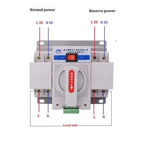 Dual Power Automatic Transfer Switch 2P 63A 230V MCB Type