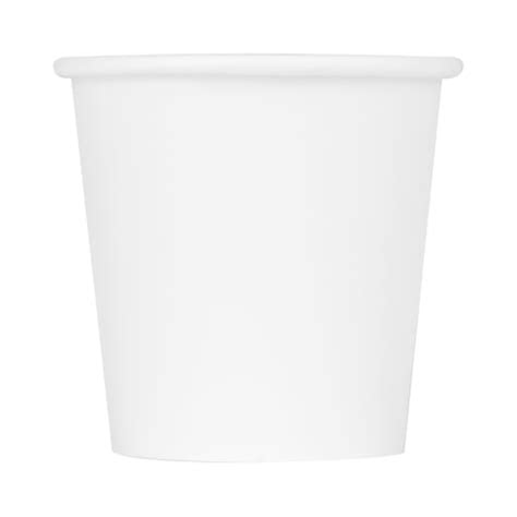 Darling Foodservice White 4 Oz Hot Beverage Cup 1000 CS Wasserstrom