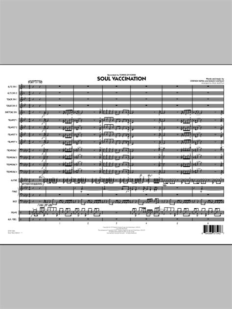 Soul Vaccination Conductor Score Full Score By Paul Murtha Sheet