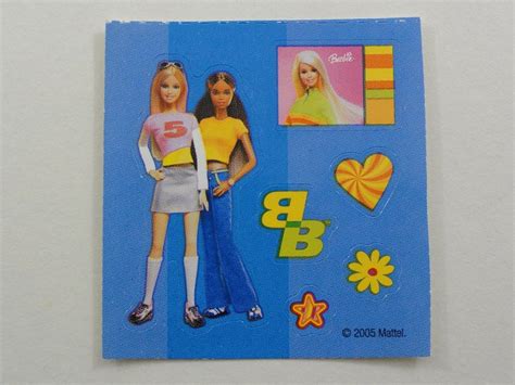 Sandylion Barbie Sticker Sheet Module Vintage And Collectible B Alwayz Kawaii