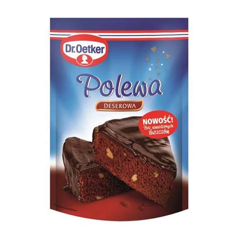 Gotowa polewa do ciast i tortów czekolada DESEROWA 100g Dr Oetker