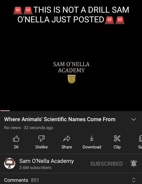 This Is Not A Drill Sam O Nella Just Posted Sam O Nella Academy Where