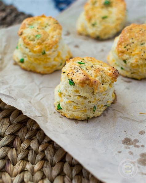 Garlic Cheddar Chive Scones Recipe Little Spice Jar