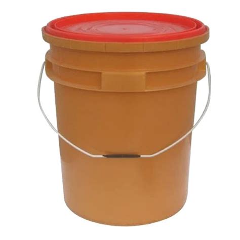 20ltr Plastic Grease Bucket With Lid Hardness Rigid At Best Price In