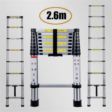 Echelle télescopique alu 2 6m Kraftmuller D Stock41