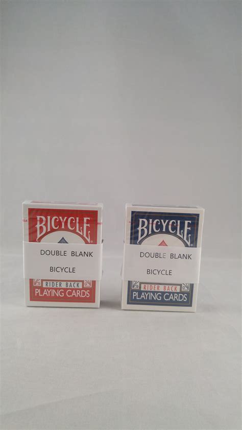 Double Blank Bicycle Cards — Clownin' Around Magic Shop