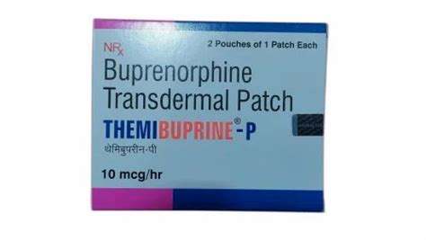 Buprenorphine 10mg 10 Mcg Hr Transdermal Patch Packaging Size 2