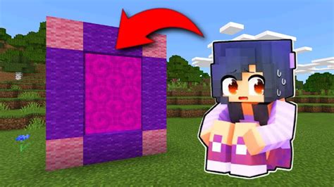 How To Make A Portal To The Aphmau Dimension In Minecraft Youtube