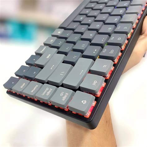 Mua Bàn phím cơ Keychron K3 V2 không dây Bluetooth 5 1 Led RGB HOT SWAP hỗ trợ MacOS Win