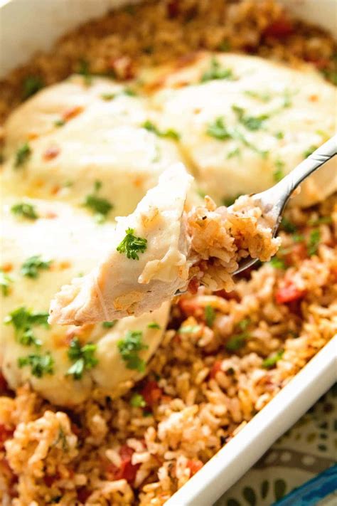 Italian Cheesy Chicken And Rice Casserole Recipe Julies Eats And Treats