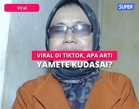 Lihatlah Apa Arti Yamete Kudasai Dalam Bahasa Indonesia Baru