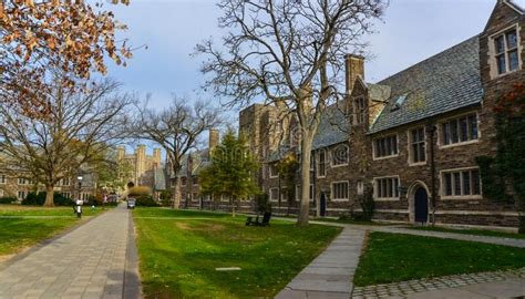 Princeton Nj Usa Novenber A View Of Foulke Hall At