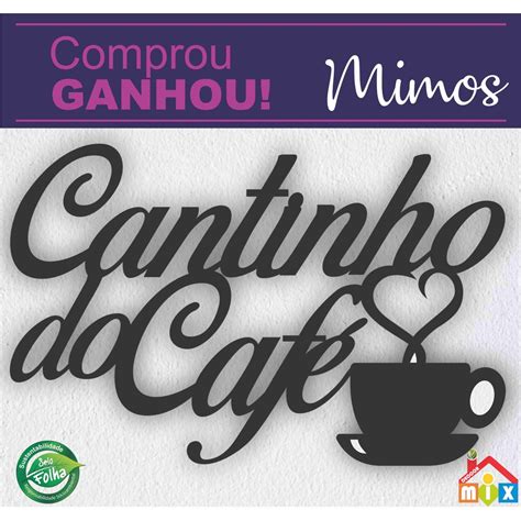 Aplique Cantinho Do Caf Decora O Mdf X Cm Shopee Brasil