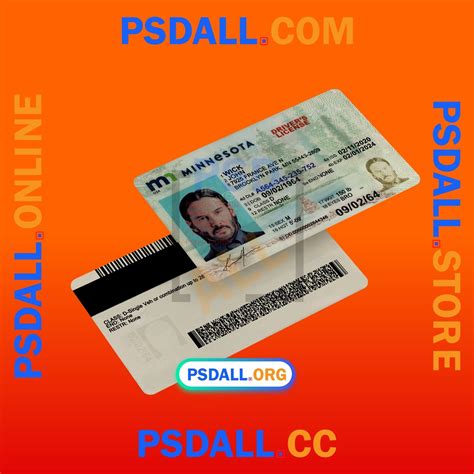 Minnesota Driver License Psd Template V2